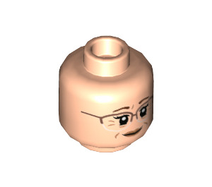 LEGO Kathi Dooley - Minifigure Kopf (Einbau-Vollbolzen) (3626 / 79440)