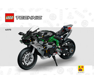 LEGO Kawasaki Ninja H2R 42170 Byggeinstruksjoner