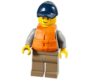 LEGO Kayaker minifiguur