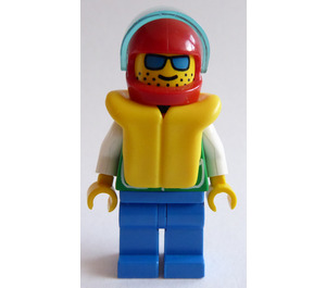 LEGO Kayaker med Flytväst Minifigur