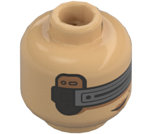 LEGO KB Minifigure Head (Recessed Solid Stud) (3274)