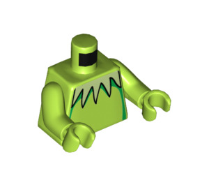 LEGO Kermit the Kikker Minifiguur Torso (973 / 76382)