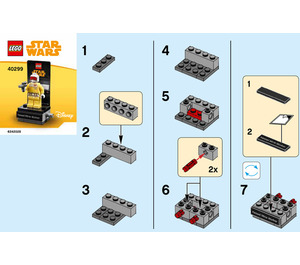 LEGO Kessel Mine Worker Set 40299 Instructions