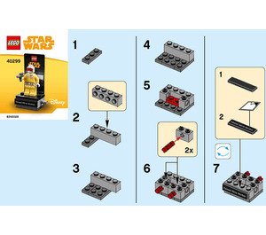 LEGO Kessel Mine Worker 40299 Anweisungen