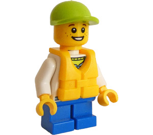 LEGO Kid med Redningsvest Minifigur