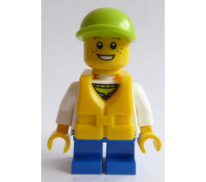 LEGO Kid mit lifejacket Minifigur