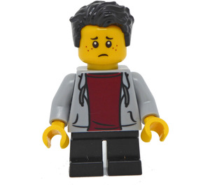 LEGO Kid with Light Grey Top Minifigure