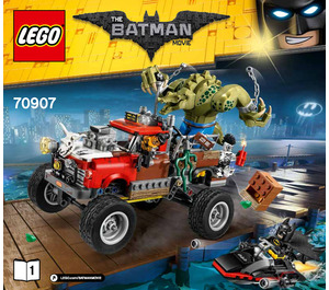 LEGO Killer Croc Tail-Gator Set 70907 Instructions