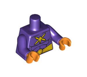 LEGO Killer Moth Minifig Torso (973 / 88585)