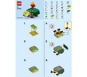 LEGO Kindness Jour 40405 Instructions