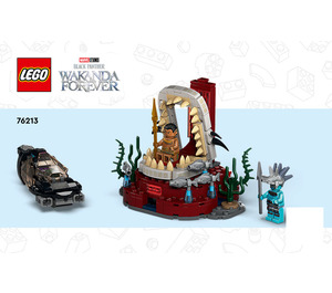 LEGO King Namor's Throne Room Set 76213 Instructions