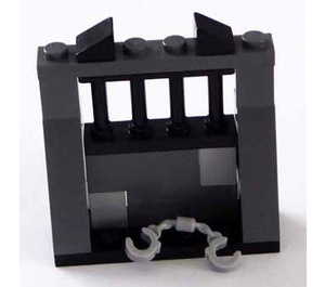 LEGO Kingdoms Adventskalender 7952-1 Subset Day 11 - Dungeon Cell Window with Handcuffs