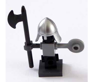 LEGO Kingdoms Advent Calendar Set 7952-1 Subset Day 15 - Jousting Dummy with Helmet and Halberd