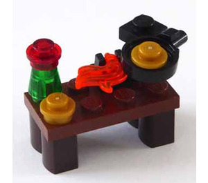 LEGO Kingdoms Advent Calendar 7952-1 Teilmenge Day 23 - Cooking Table with Frying Pan