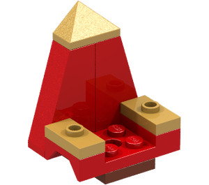 LEGO Kingdoms Advent Calendar Set 7952-1 Subset Day 8 - Throne