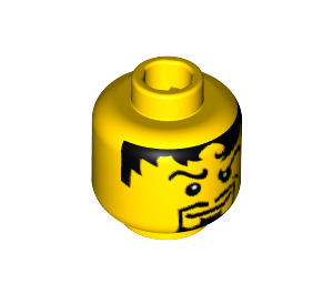 LEGO Kingdoms Joust Nobleman Head (Recessed Solid Stud) (3626 / 50003)