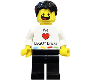 LEGO Kladno Boy We Heart LEGO bricks Minifigure