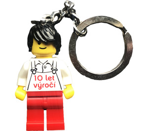 LEGO Kladno Factory (Czech Republic) '10 let výročí' Key Chain