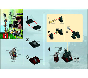 LEGO Knight & Catapault Set 5373 Instructions