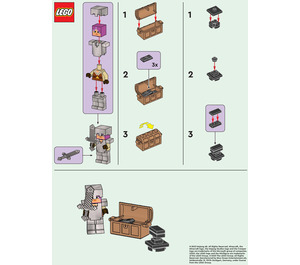 LEGO Knight with Chest and Anvil Set 662309 Instructions