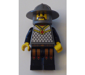 LEGO Knight with Scale Mail and Red Amulet Minifigure