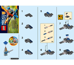 LEGO Knighton Hyper Kanon 30373 Instructions
