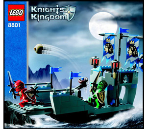 LEGO Knights' Attack Barge 8801 Anweisungen