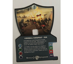 LEGO Knights Kingdom II Card 104 - Fireball Catapult
