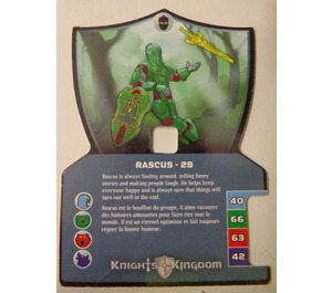 LEGO Knights Kingdom II Card 28 - Rascus