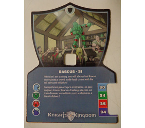 LEGO Knights Kingdom II Card 31 - Rascus