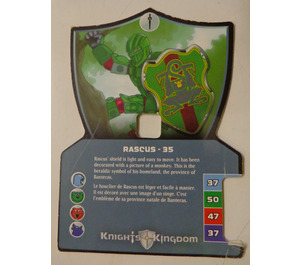 LEGO Knights Kingdom II Card 35 - Rascus