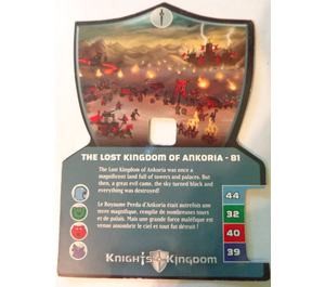 LEGO Knights Kingdom II Card 81 - The Lost Kingdom of Ankoria