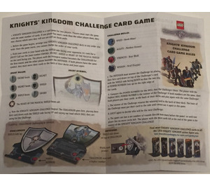 LEGO Knights Kingdom II Card Game Instructions (23084)