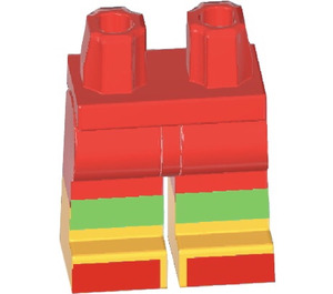 LEGO Knuckles the Echidna Hüften und Beine (73200)