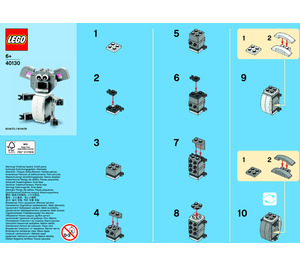 LEGO Koala Set 40130-1 Instructions
