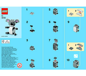 LEGO Koala Set (Uniqlo Version) 40130-2 Instructions