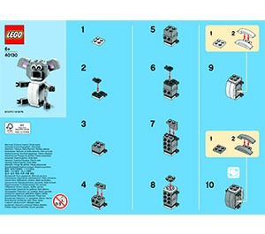 LEGO Koala (Uniqlo Version) 40130-2 Anleitungen