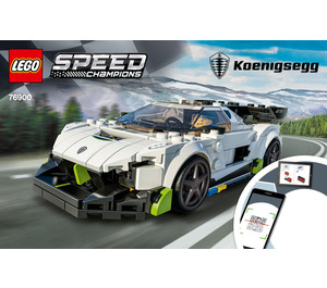 LEGO Koenigsegg Jesko Set 76900 Instructions