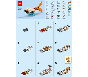 LEGO Koi Poisson 40397 Instructions