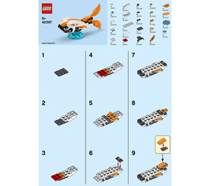 LEGO Koi Fish 40397 Instruktioner