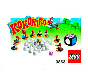 LEGO Kokoriko Set 3863 Instructions