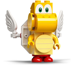 LEGO Koopa Troopa Paratrooper mit Blau lines auf code Minifigur