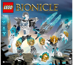 LEGO Kopaka and Melum - Unity set 71311 Instrukcje