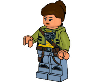 LEGO Kordi med Sand Blå Ben Minifigur