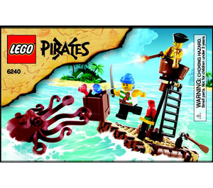 LEGO Kraken Attackin' Set 6240 Instructions