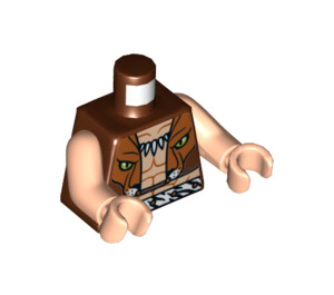 LEGO Kraven the Hunter Minifig Torso (973 / 76382)