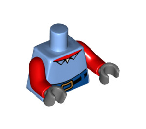 LEGO Krusty Krab Torso mit Blau Pants und Gürtel (973 / 76382)