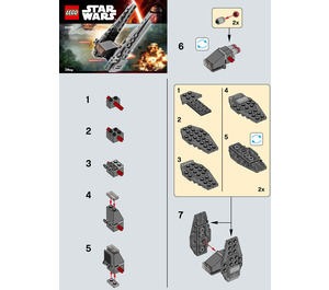LEGO Kylo Ren's Command Shuttle Set 30279 Instructions