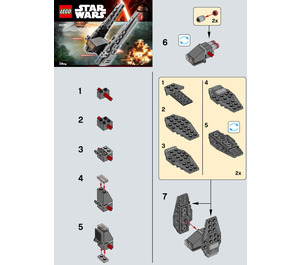 LEGO Kylo Ren's Command Shuttle 30279 Instrukce