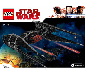 LEGO Kylo Ren's TIE Fighter Set 75179 Instructions